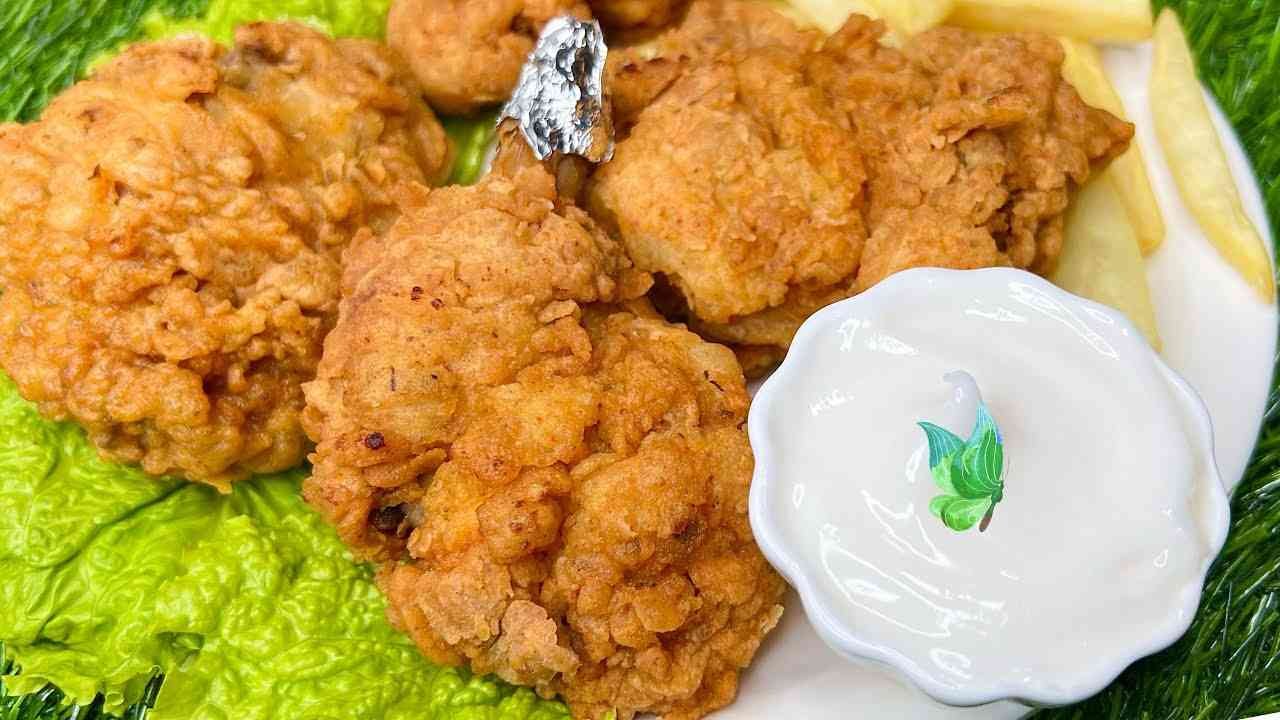 Crispy Broasted Chicken (Homemade Broaster Style) - Chickens